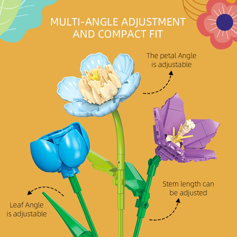 Kit de Flores Ensamblables