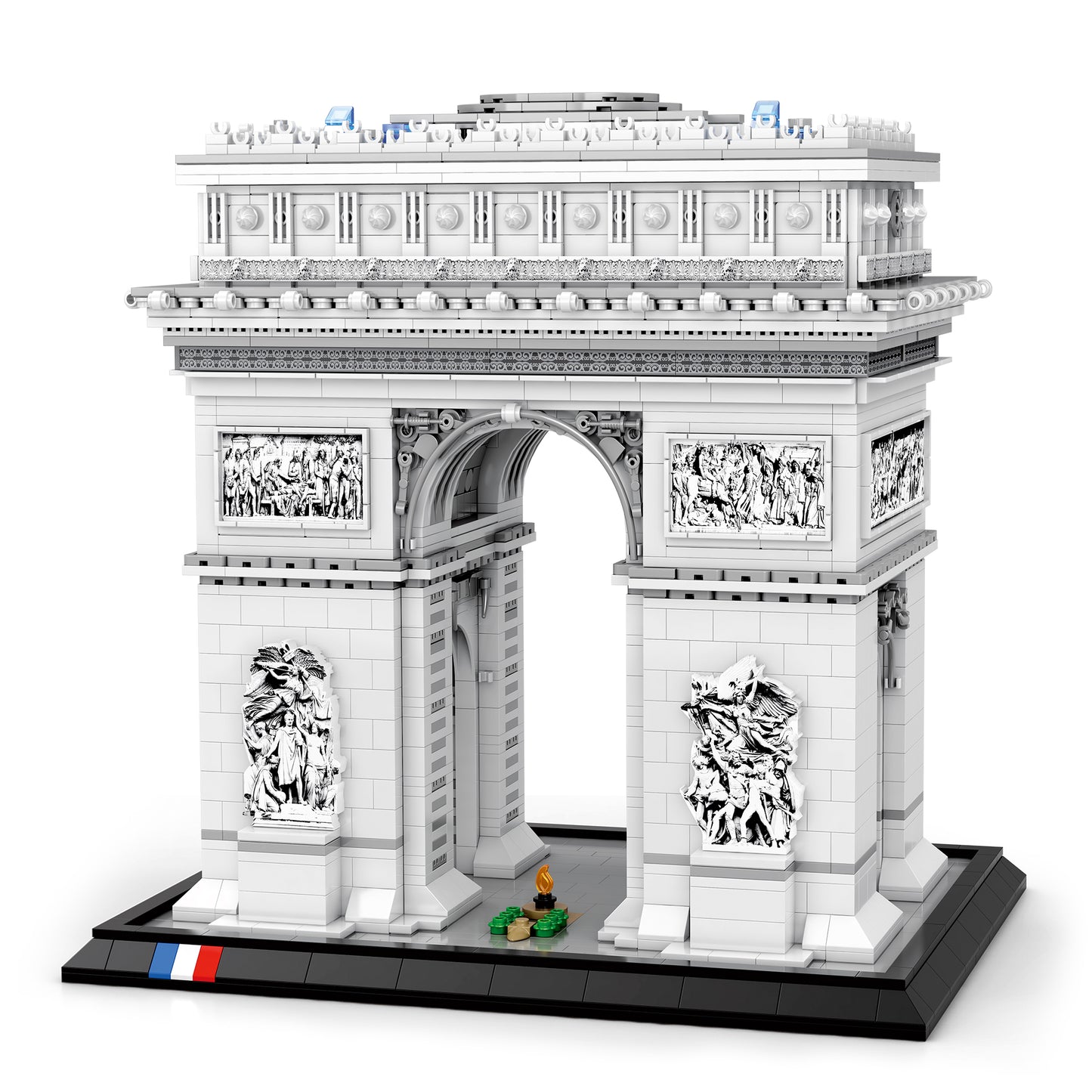 Arco del Triunfo con Relieve Detallado