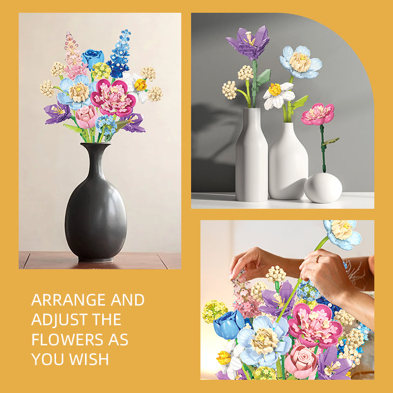 Kit de Flores Ensamblables