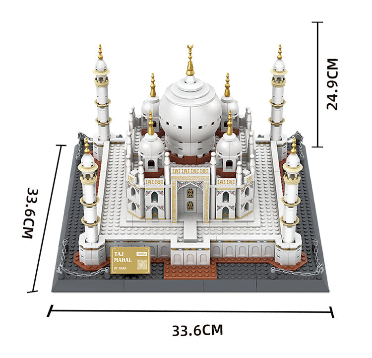 Taj Mahal de Agra – Réplica Detallada con Estructura Simétrica