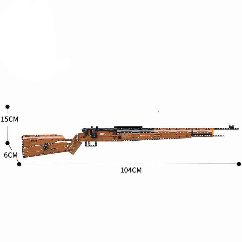 Rifle Histórico Kar98K - Réplica Detallada 1:1