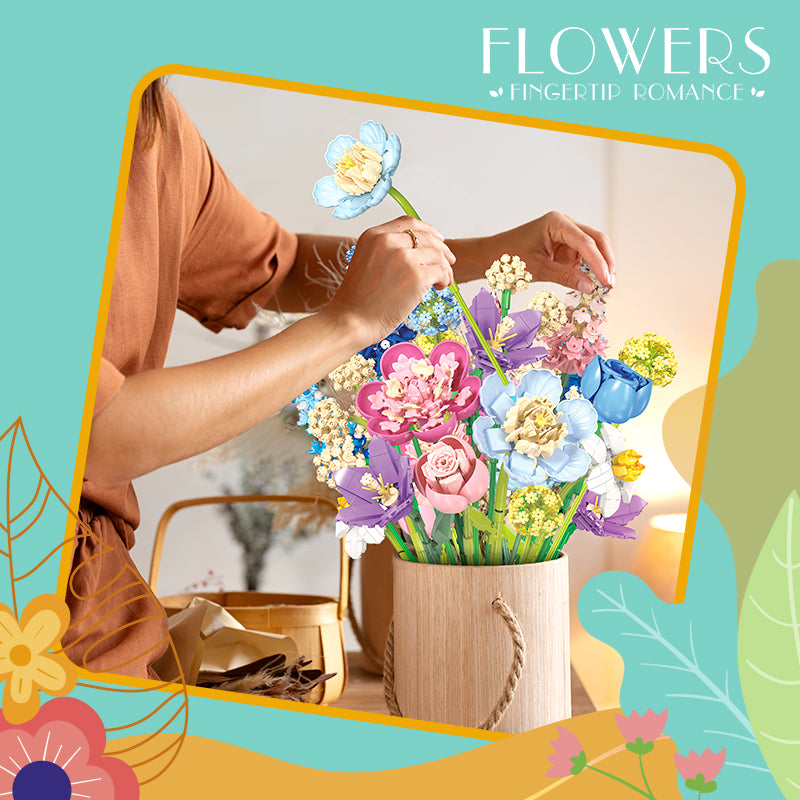 Kit de Flores Ensamblables