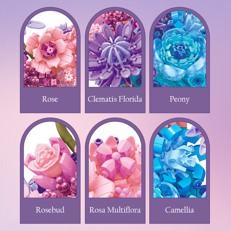 Kit de Flores Ensamblables